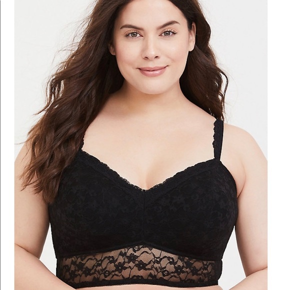 torrid Other - Torrid Black Lace Lightly Padded Bralette